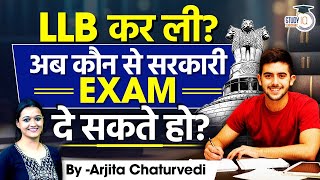 Top Government Job Exams for Law Students after LLB  Explore Career Pathways  Govt Exams after LLB [upl. by Anh]