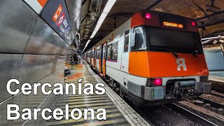 🇪🇸 Barcelona Rodalies Cercanías amp FGC  Suburban Trains 2021 4K [upl. by Corissa]