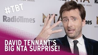 David Tennant Reacts to SHOCK NTA Win  Throwback Thursday [upl. by Mccurdy]