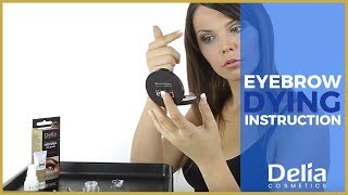 Eyebrow dying instruction [upl. by Chenay]