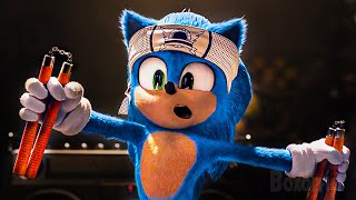 Sonic sort les nunchakus  Sonic le film  Extrait VF [upl. by Erbes]