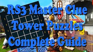 Runescape Master Clue Tower Puzzle Solution Guide rs3 [upl. by Florian]