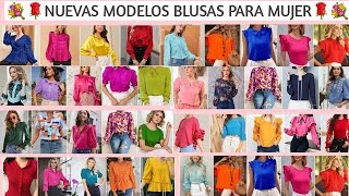 modelos de BLUSAS 2024  blusas elegantes 2024  BLUSAS 2024 [upl. by Schulz834]