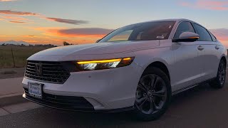 2024 Honda Accord Hybrid EXL gets over 50mpg [upl. by Genvieve363]