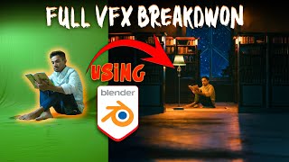 How To Create Green Screen VFX Using Blender  Blender Tutorial  Green screen Tutorial [upl. by Sutsuj]