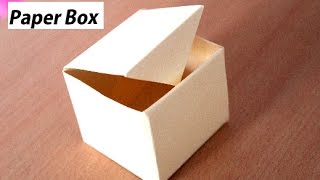 DIY  How To Make Paper Box That Opens And Closes  Paper Gift Box Origami [upl. by Osman]