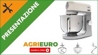 Presentazione dellImpastatrice planetaria Kenwood kMix KMX750ACR [upl. by Chico]