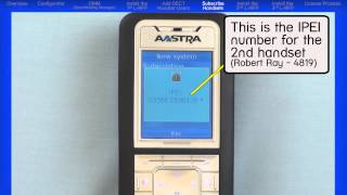 Mitel® SIPDECT™ Enterprise Basic Installation Mod 6 Subscribe Handsets [upl. by Nomis]