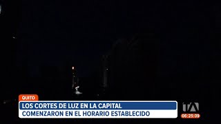 Así se vivió el primer apagón nacional en Quito [upl. by Hayse]