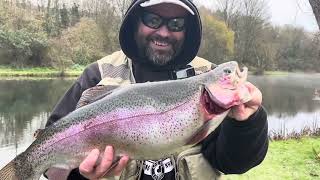 Chalk Springs Trout Fishery  A Winter Curry and Meet Up Martin Williams  GrandPa Chris [upl. by Ras24]