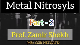 Metal Nitrosyl Complexes Part II Bonding Different Modes IR Spectroscopy of MNO  EAN [upl. by Atsocal]