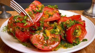 Die leckerste TomatenVorspeise aller Zeiten 🍅 Zaubersalat – einfach und schnell [upl. by Tebzil241]