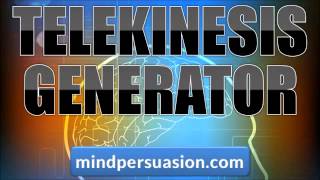 Telekinesis with Subliminal Programming 256 Voices [upl. by Thormora]