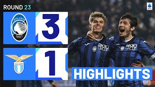 ATALANTALAZIO 31  HIGHLIGHTS  Incredible win for La Dea  Serie A 202324 [upl. by Rogerg]