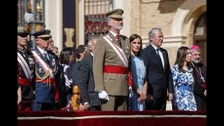 El DESFILE MILITAR Dia De La Hispanidad ESPAÑA desfile 2024 [upl. by Ingelbert]