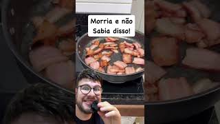 Como fritar fritar bacon da maneira correta [upl. by Lertnek]