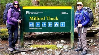 Hiking The Milford Track Fiordland National Park New Zealand [upl. by Anemaj]