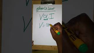 ohms law physics class 10 [upl. by Patience]