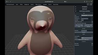 Videoguide SCULPTGL  Lesson 05  How to Sculpt a Simple Printable Character 3D Model from Scratch [upl. by Zeeba849]