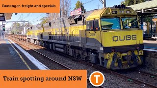 Vlog60 trains around NSW  at multiple locations [upl. by Sybille658]