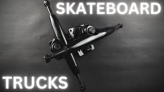 SKATEBOARD TRUCKS GLOSS BLACK UNBOXING Tensor Alloys In GLOSS BLACK  Black Glove Treatment [upl. by Conti]