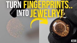 230 YOU HAVE To Try FINGERPRINT Resin Art [upl. by Niamrahc]