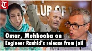 Omar slams Rashids token release Mehbooba says wish they had released him during LS session [upl. by Patterson]