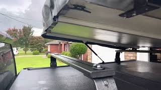 Diamondback bed cover￼ modification with tepui rooftop tent￼ never before seen easiest mod ever￼ [upl. by Notrem]