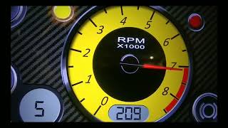 Renault Sport Cilo V6 Top speed 0251 kmh [upl. by Botti785]