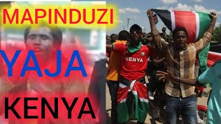 NEW SONG  AMERICA ISIKIE MAPINDUZI YAJA KENYA KENYAN YOUTHS SING IN UNISON [upl. by Emersen]