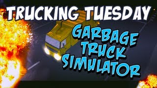 Trucking Tuesday  Garbage Truck Simulator [upl. by Gilliette]