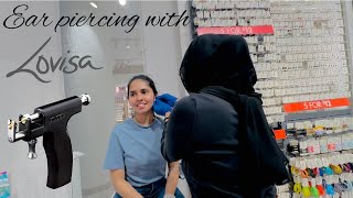 How did I get my ears pierced  earpiercing singapore fashion [upl. by Paradies]