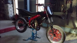 Derbi Stage 6 88cc VS KTM EXC 125 [upl. by Elliott]