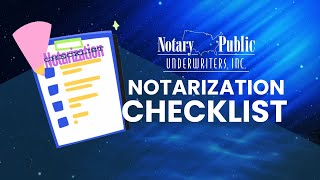 Get our Notarization Checklist free download [upl. by Webber]