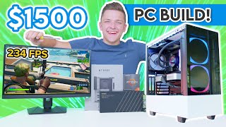 1500 Gaming PC Build 2021 Full Build Guide ft 3060Ti amp Ryzen 5600X w Gaming Benchmarks [upl. by Wildon]