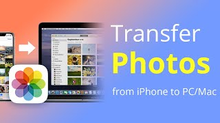 How to Transfer Photos from iPhone to WindowsMac 2 Ways [upl. by Ihsorih]