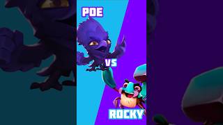 POE vs ROCKY  Zooba Battle Royale zooba shorts zoobaween [upl. by Noirad]