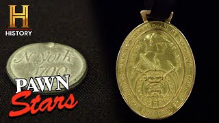 Pawn Stars Do America PROFIT MIRACLE Seller Makes 1000 On Antique Church Token Season 1 [upl. by Aramac]