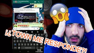 ¿TOWN RESPONDE A SU FUNA Hablo con ITOWNGAMEPLAY en WHATSAPP TERMINA MIKE  Yoshua el Yoshi [upl. by Putscher]