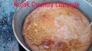 The best way to prepare and bake Cornmeal Pudding 🍰 in rural Jamaica 🇯🇲 [upl. by Gay931]