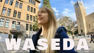 Japanese University Life American Student at Waseda Grad School 早稲田大学の留学生 [upl. by Yengac]