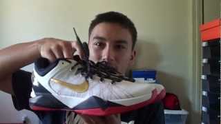 Nike Zoom Kobe VII Gold Medal Olympic On Feet Review [upl. by Athene]