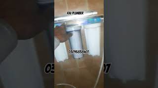 water filter installation sanitary sanitarywork plumbing sanitaryfittings construction house [upl. by Innob]