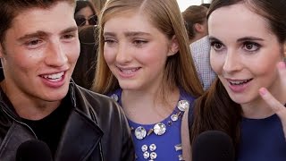 Willow Shields Gregg Sulkin amp Vanessa Marano Talk Confidence at the 2014 Teen Choice Awards [upl. by Animor953]