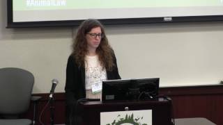 Animal Law Conference 2016  09  Inaugural Law Student Scholarship Panel 100916 [upl. by Aziram506]