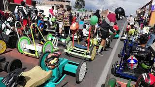 CARRERA DE COCHES DE MADERA AMBATOFFF 2019 [upl. by Norty]