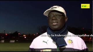 Augustin Senghor Interview 3éme séance dentraînement des Lions [upl. by Wasson]