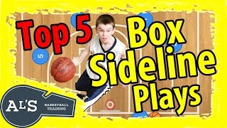 Top 5 Box Basketball Sideline Inbounds Plays [upl. by Pace520]