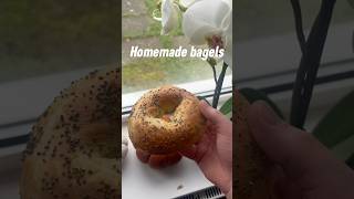 Easy homemade bagels recipe bakingrecipes easyrecipebagelsbakingeasyrecipe [upl. by Lidda113]