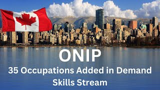 Ontario PNP Update 35 New InDemand Occupations amp Easier Education Pathways for Nurses [upl. by Nerahs]